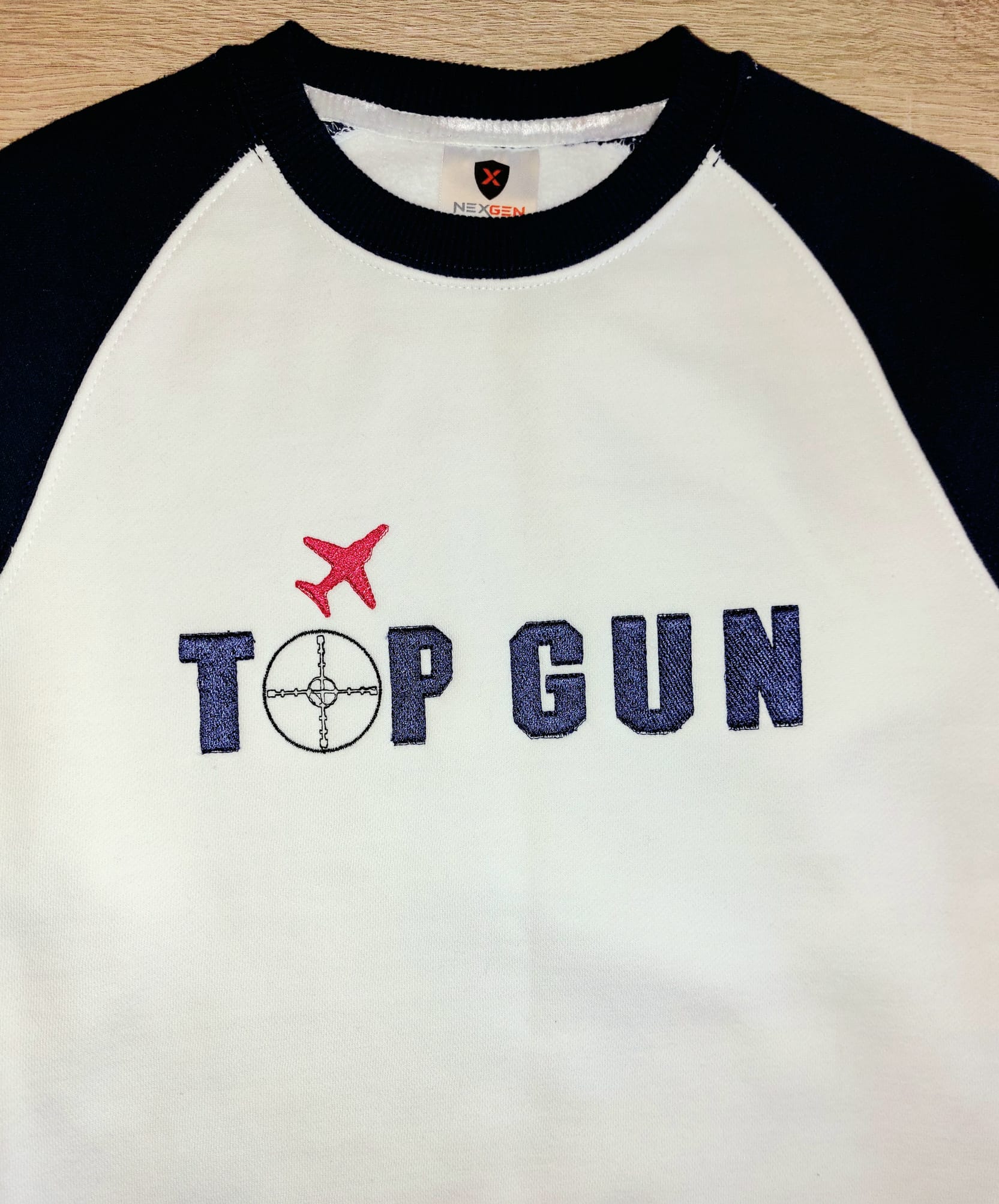 Jungen Sweatshirt Raglan Top Gun