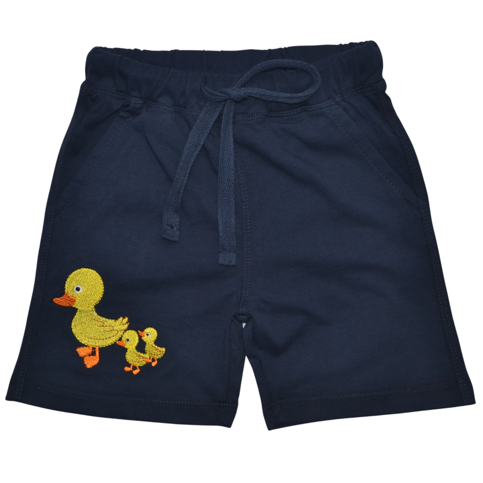Mini-Mädchen Bermuda-Shorts Baby Shorts Blau Ente