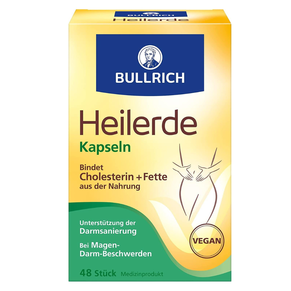 Bullrich Heilerde Kapseln Linderung von Magen-Darm-Beschwerden 48 Kapseln