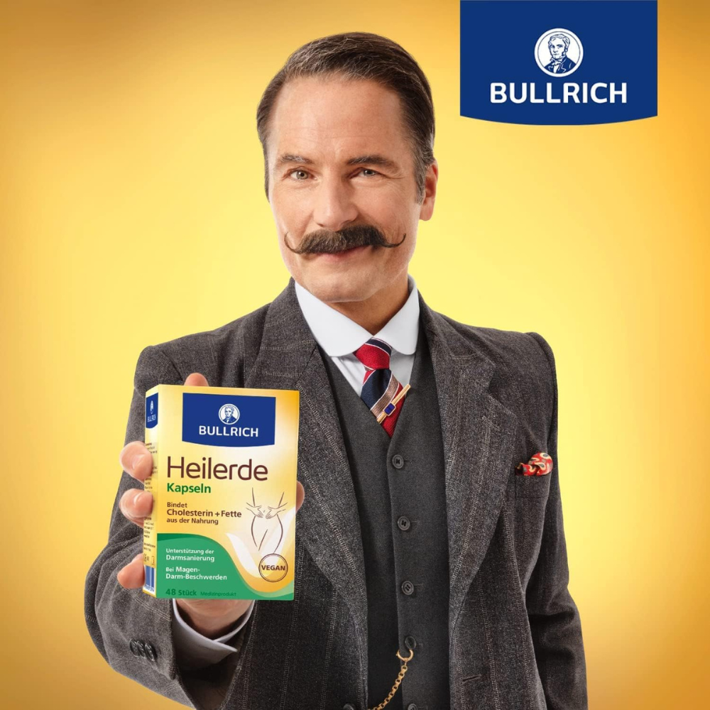 Bullrich Heilerde Kapseln Linderung von Magen-Darm-Beschwerden 48 Kapseln