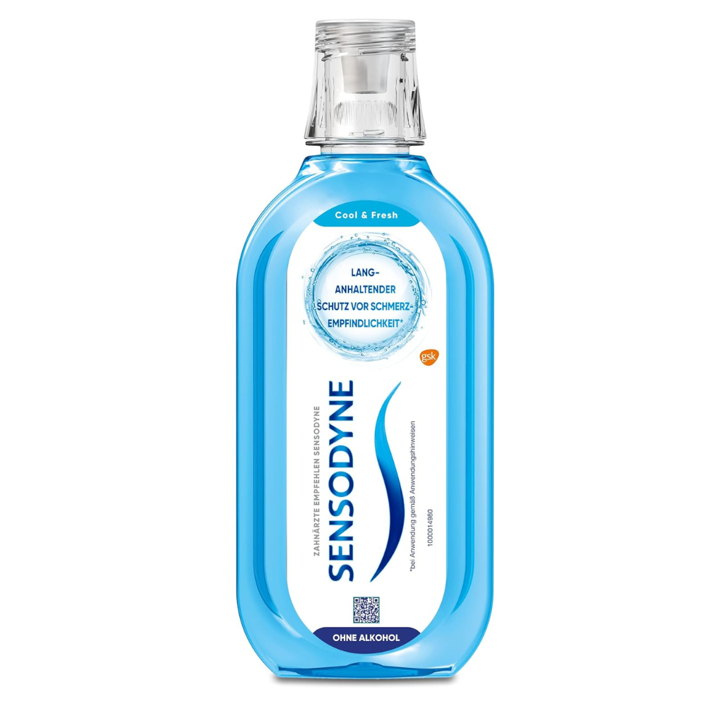 Sensodyne Cool & Fresh tägliche Mundspülung mit Fluorid, 500ml