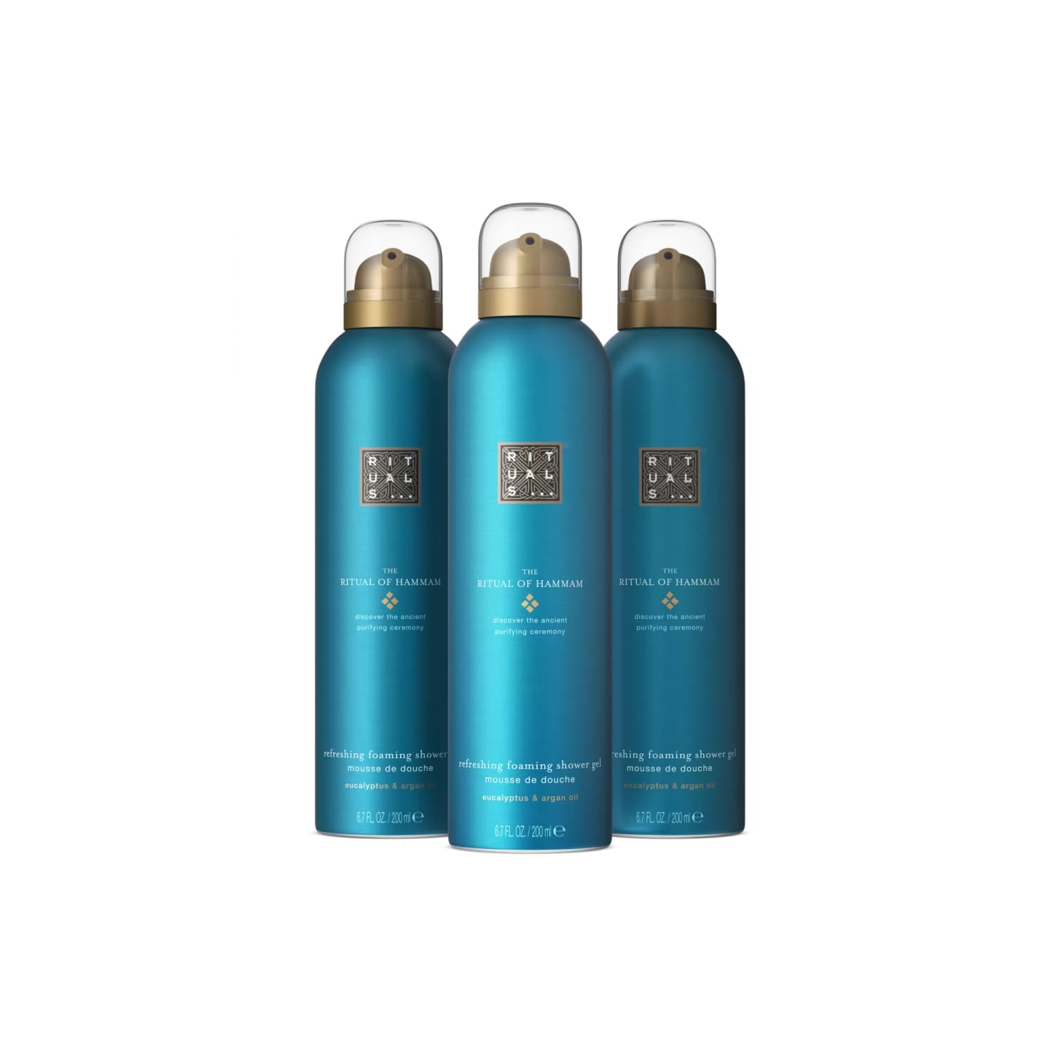 RITUALS Das Ritual des Hammam Wertpackung mit Duschschaum 3 x 200ml