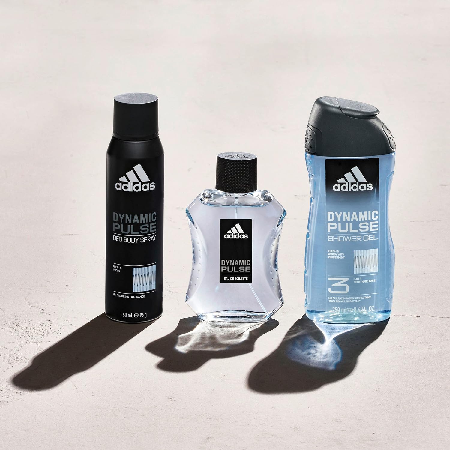 adidas Dynamic Pulse Deo Body Spray für ihn, 48 Stunden extra 150ml
