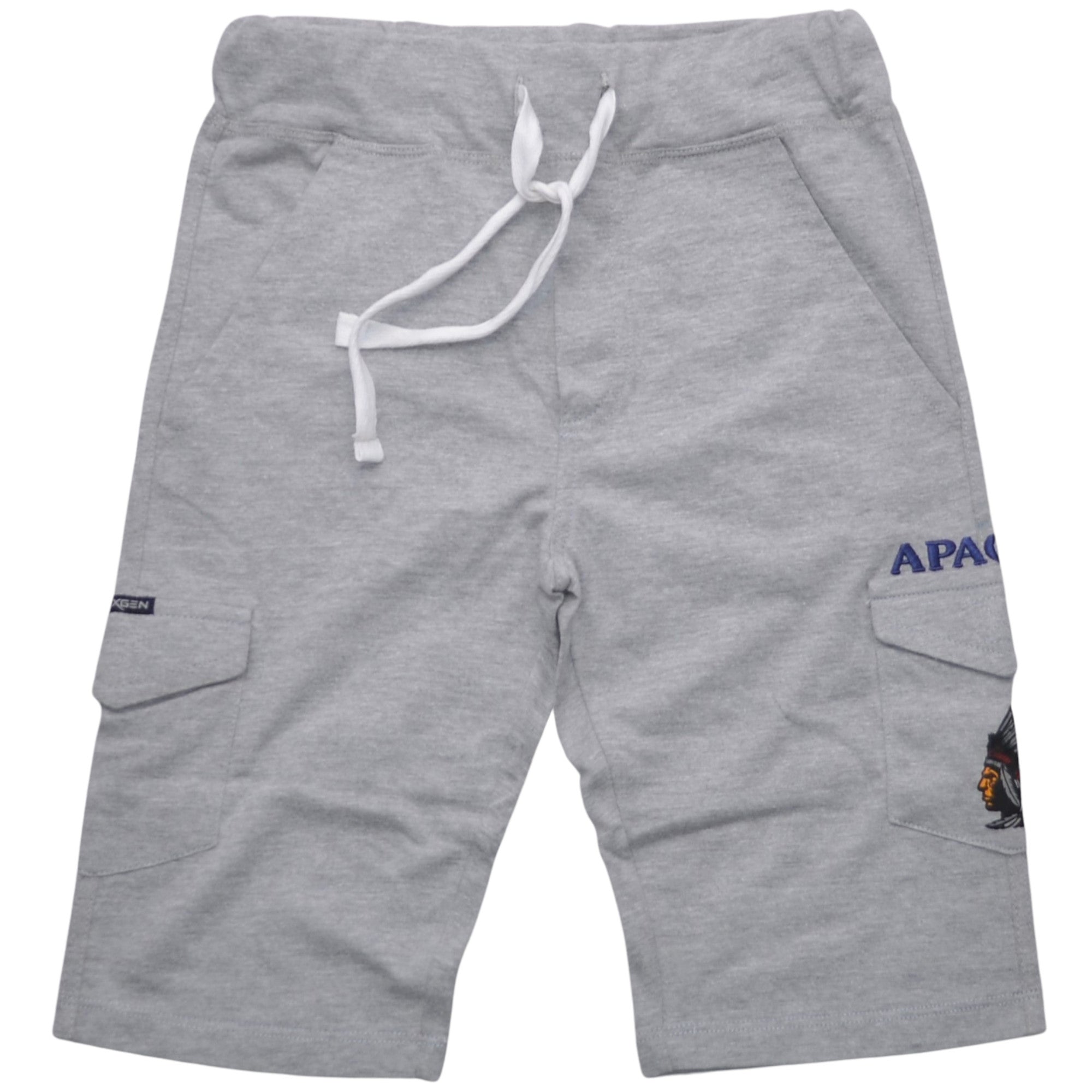 Jungen Bermuda-Shorts Grau Roter Indianer
