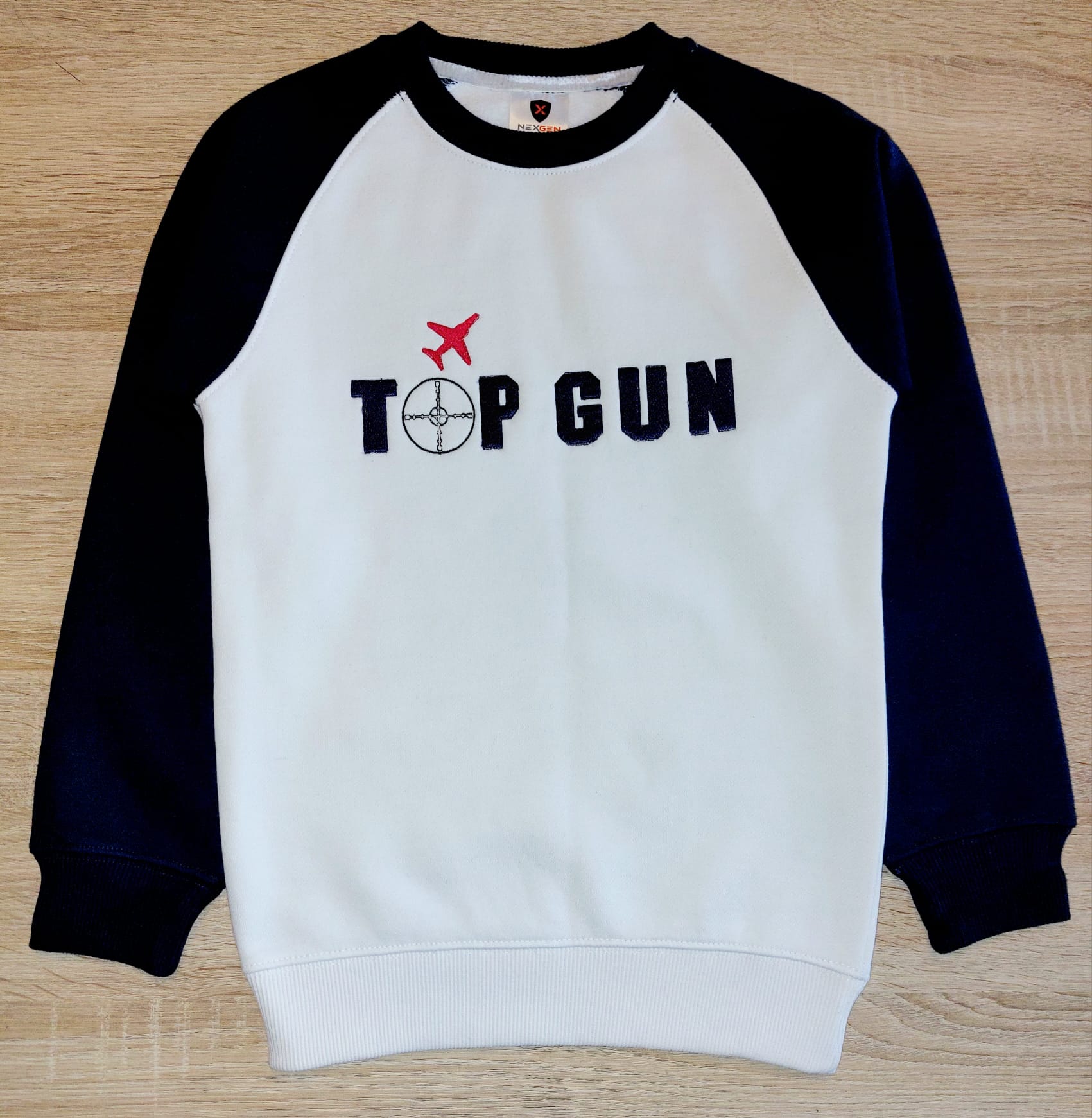 Jungen Sweatshirt Raglan Top Gun