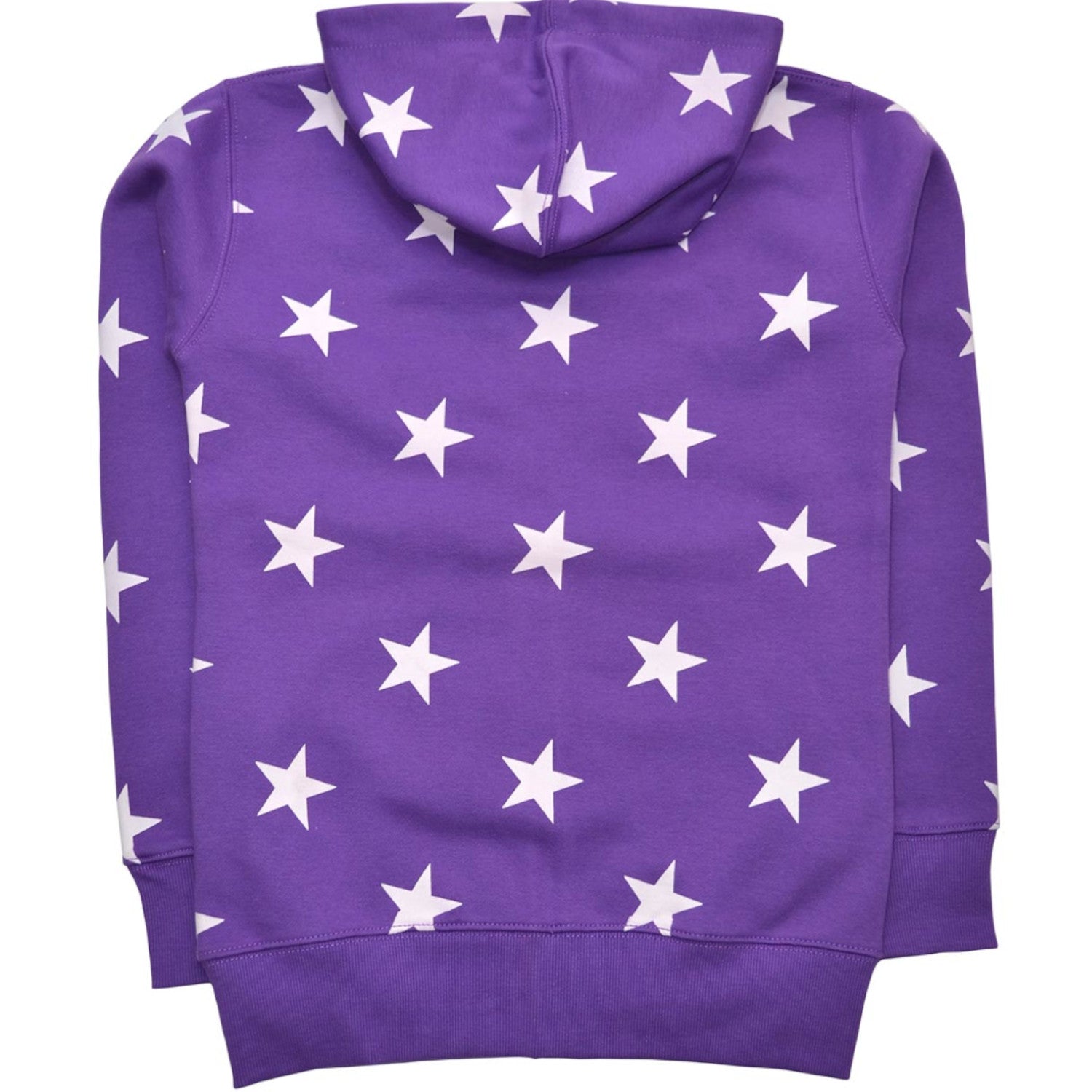 Mädchen Hoodie Kapuzenpullover Lila Sterne