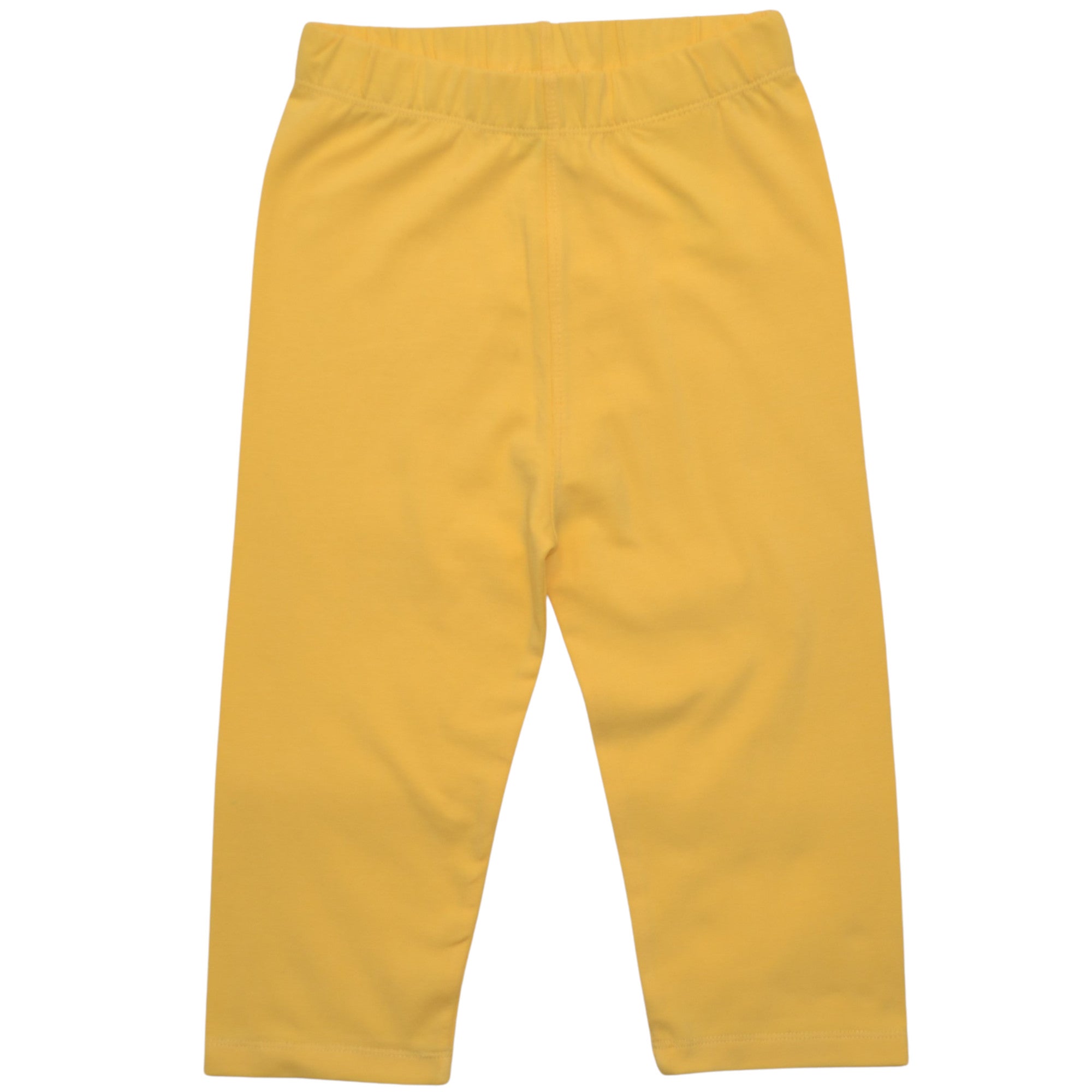 Mädchen Caprilegging Gelb Baumwolle