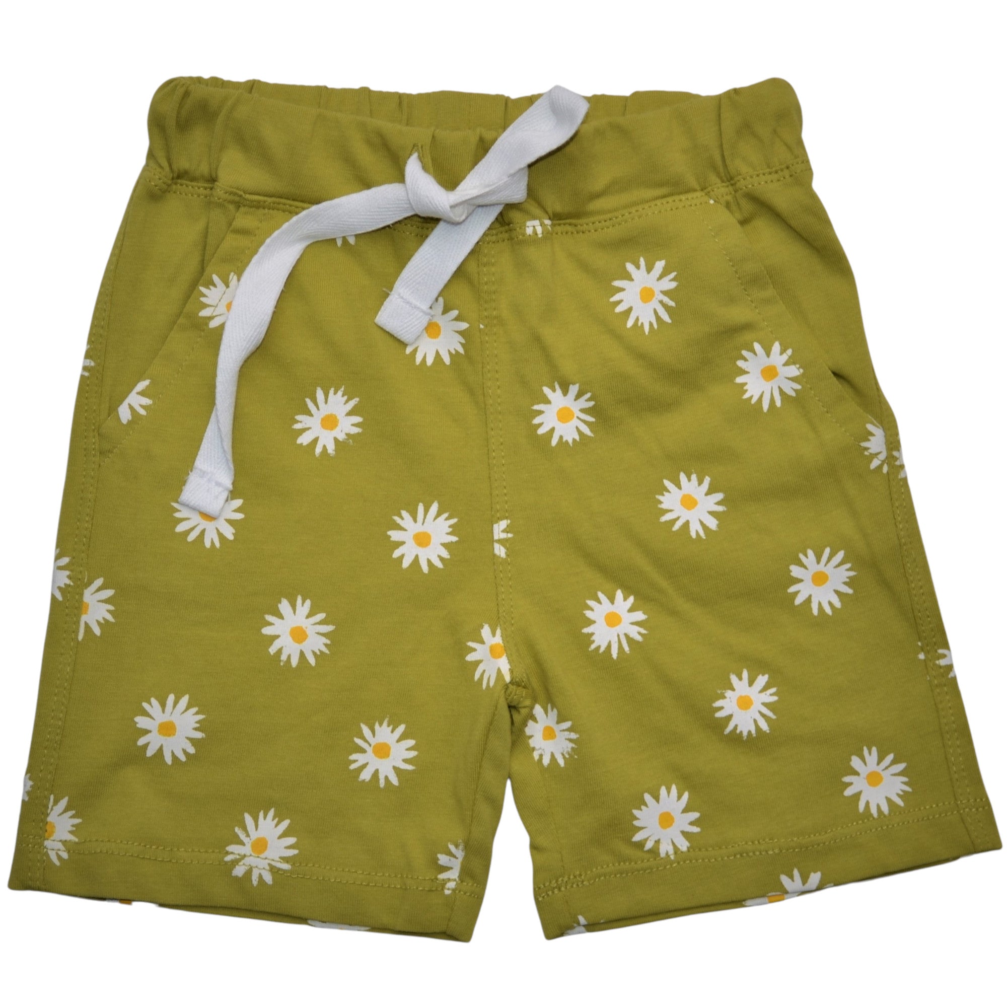 Mini-Mädchen Bermuda-Shorts Baby Shorts Olivgrün