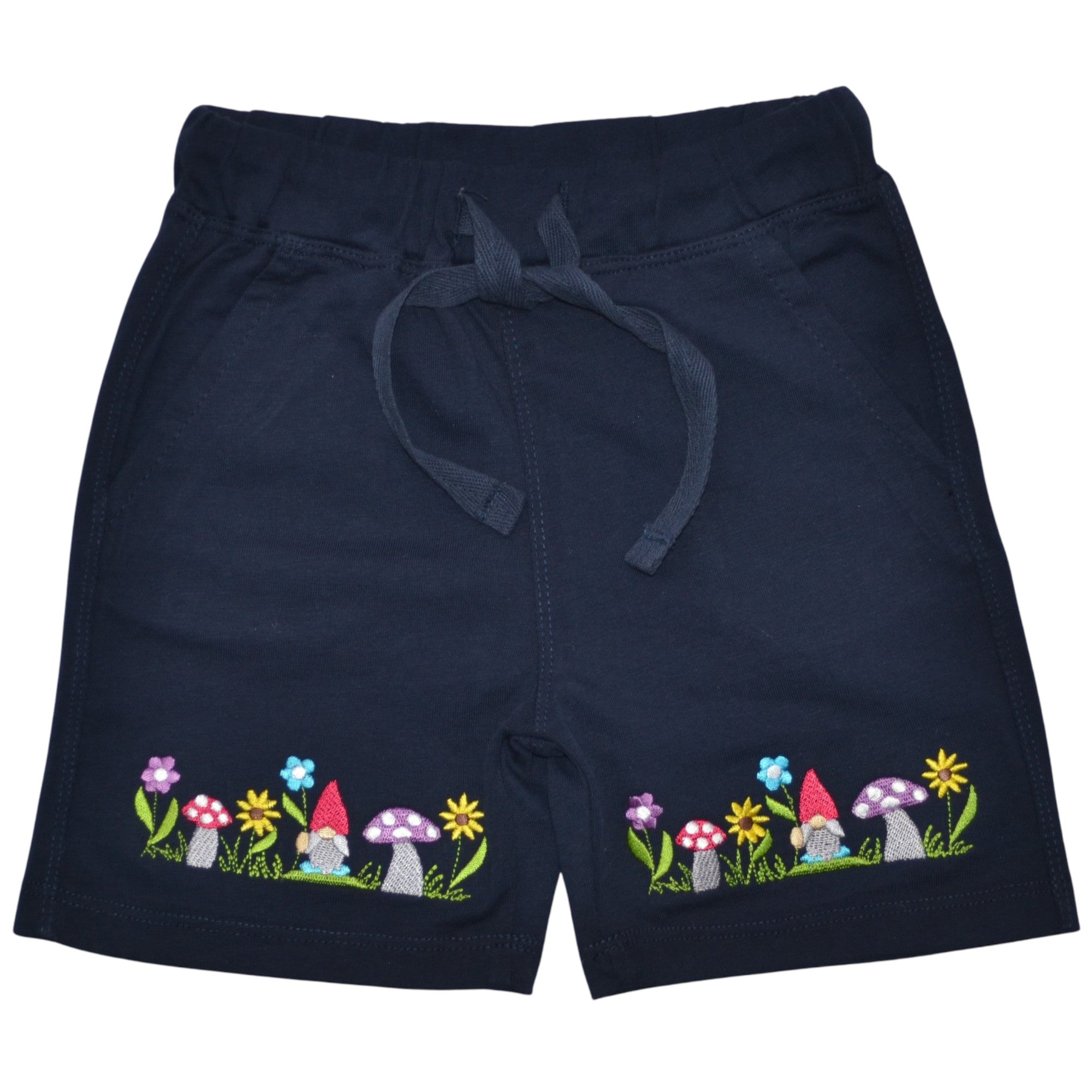 Mini-Mädchen Bermuda-Shorts Baby Shorts Blau Blumen