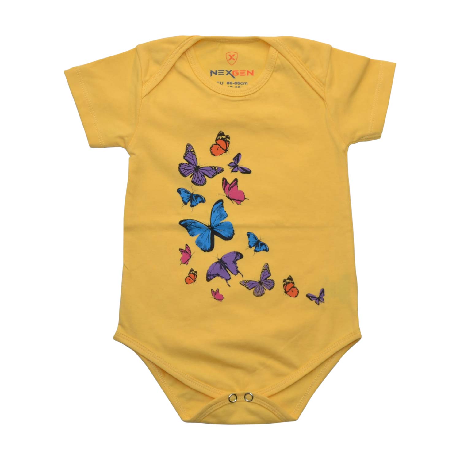 Mini-Mädchen Strampeln Lycra Jersy Gelb