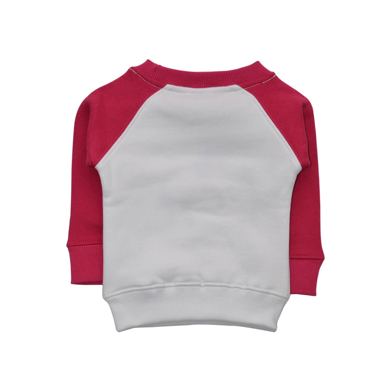 Mini-Mädchen Sweatshirts Pullover Stickerei rot und weiß