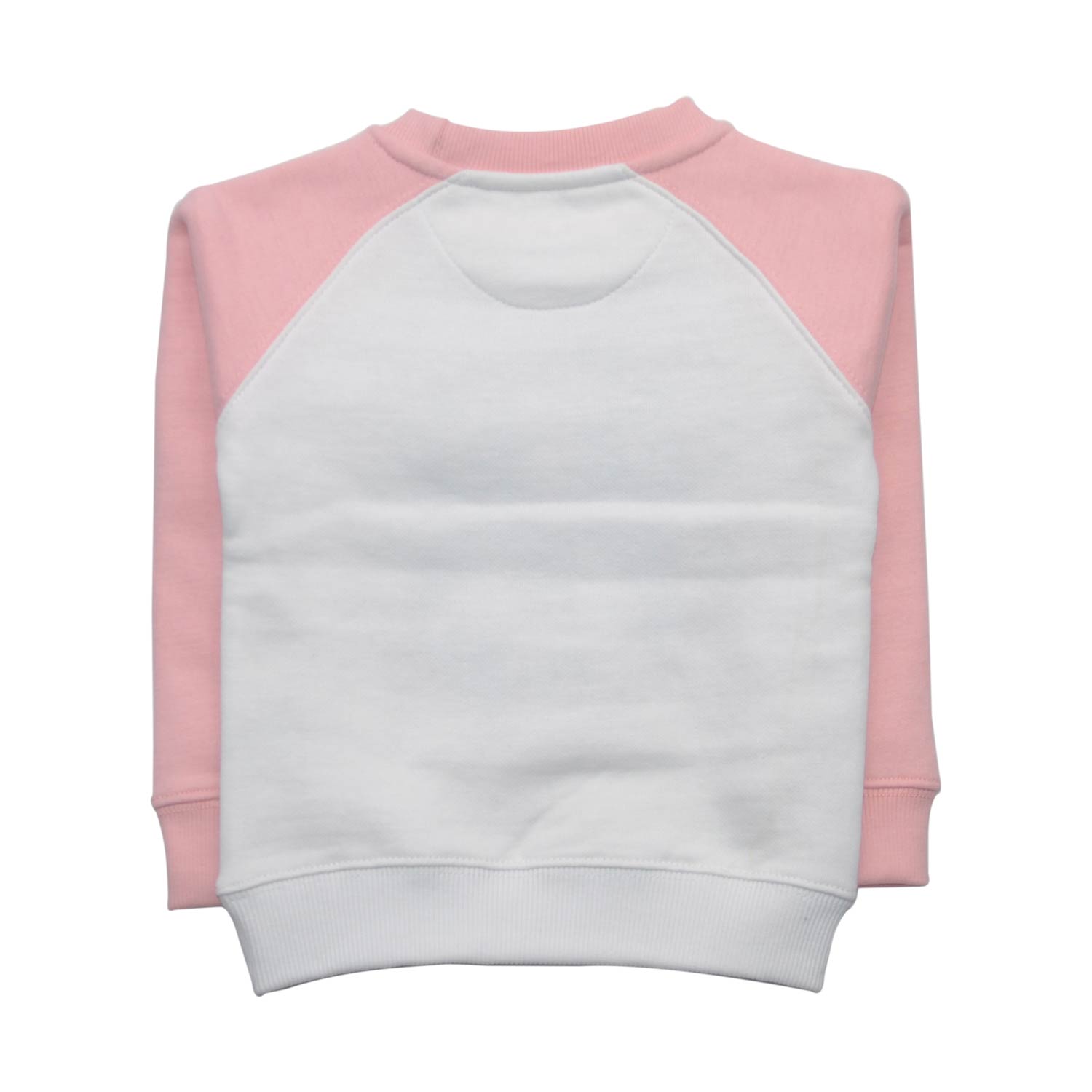 Mini-Mädchen Sweatshirts Pullover Stickerei Pink und Weiß