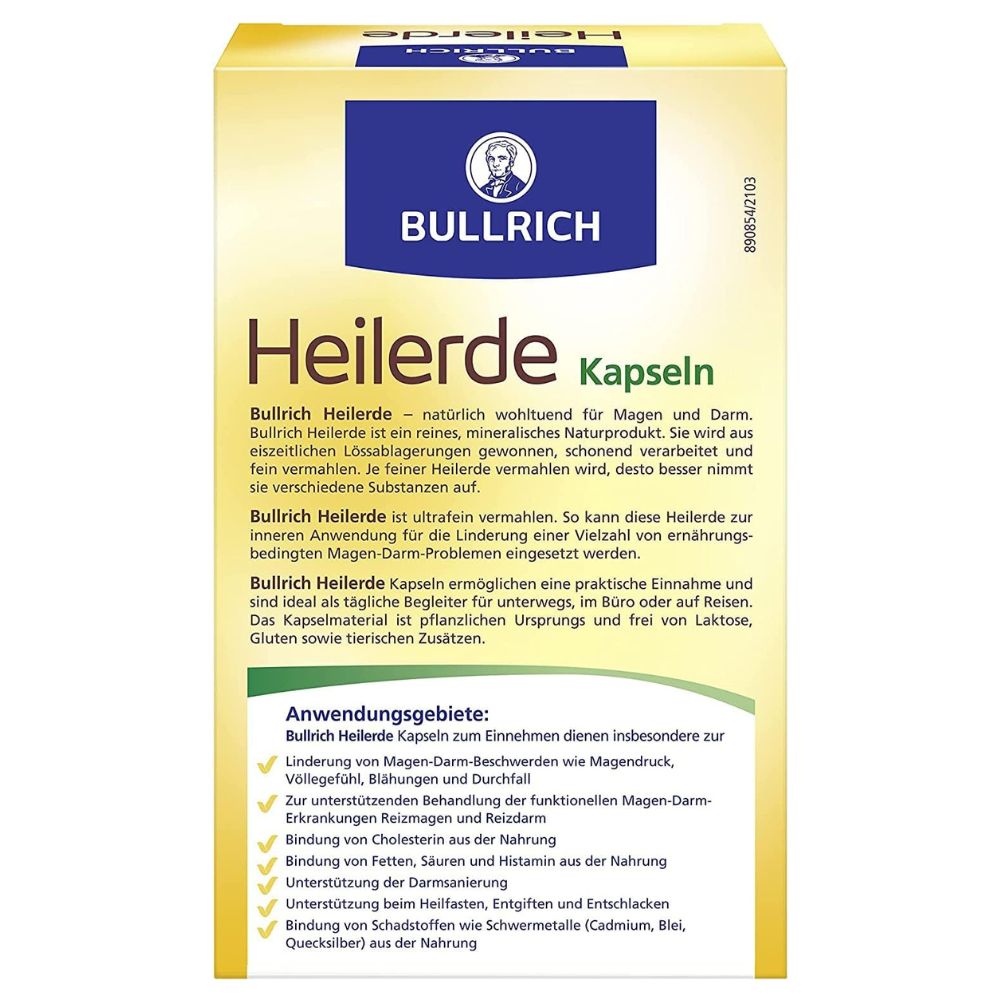 Bullrich Heilerde Kapseln Linderung von Magen-Darm-Beschwerden 48 Kapseln