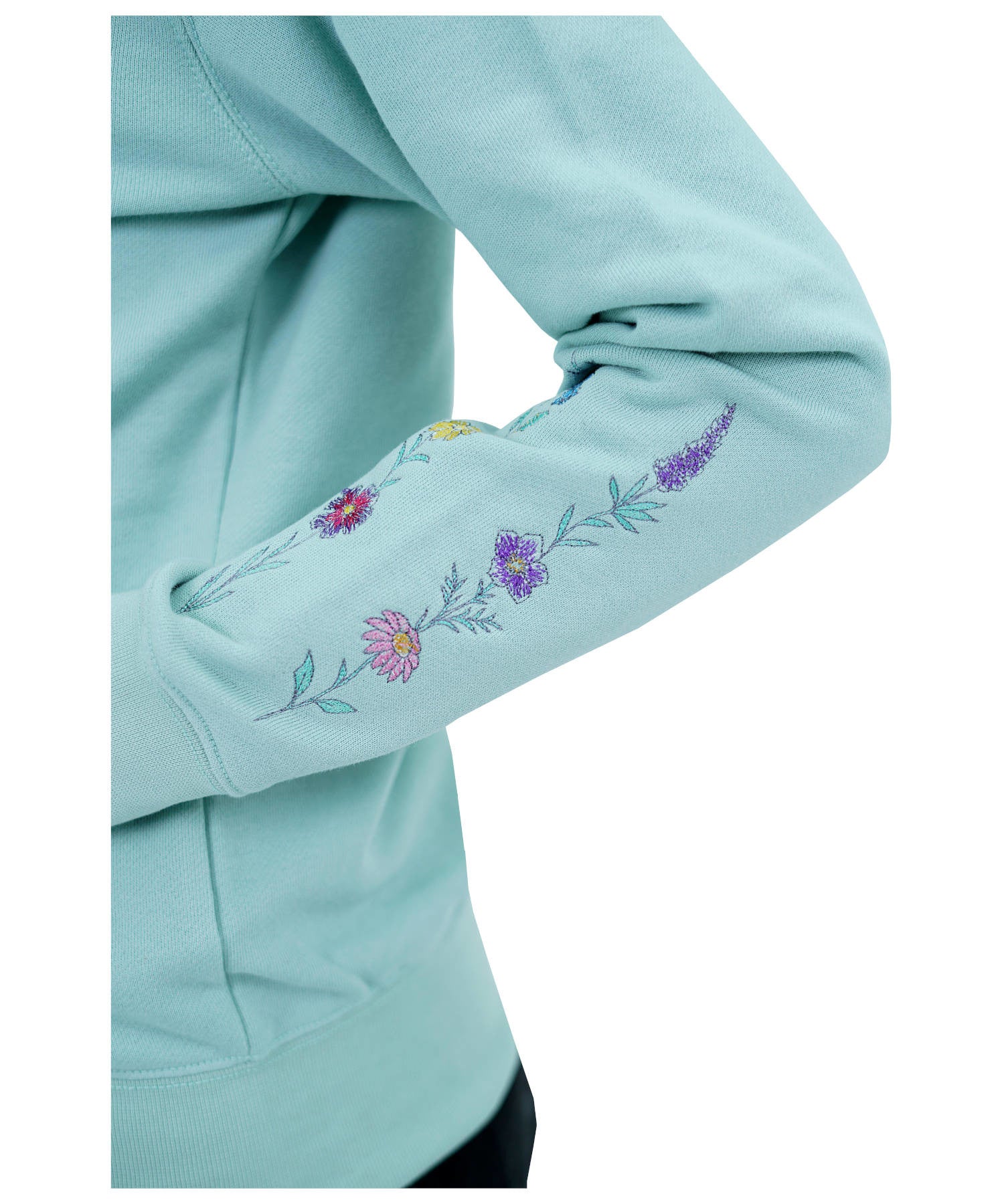 Damen Fleece Hoodie Pulli Kapuzenpullover Sweatjacke Lila Reißverschluss