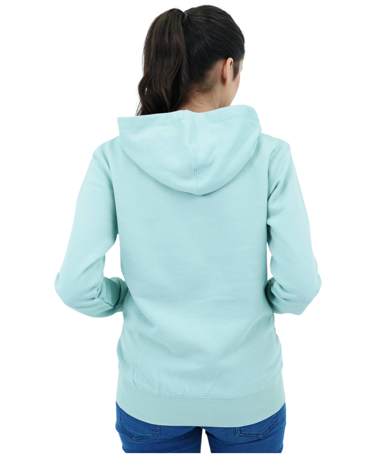 Damen Fleece Hoodie Pulli Kapuzenpullover Sweatjacke Lila Reißverschluss